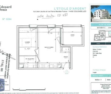 Location Appartement 2 pièces 43m² COLOMBELLES 14460 - Photo 1