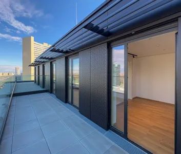 2-Zimmer-Dachgeschoßwohnung mit großer Terrasse - Erstbezug - zu mieten in 1220 Wien / DC Flats - Photo 2