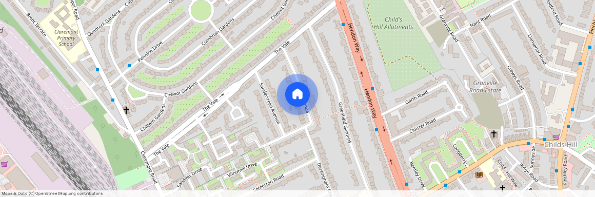 Purley Avenue, Cricklewood, London, NW2