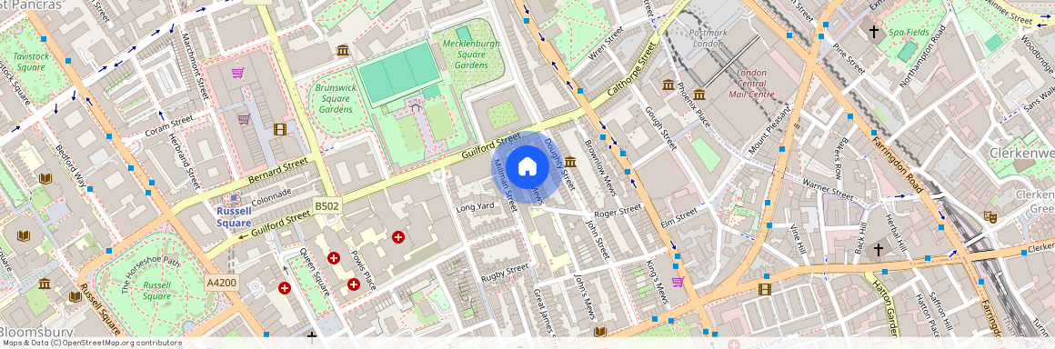 Doughty Mews, Bloomsbury, London, WC1N
