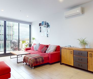 Light-Filled Brunswick East 2-Bedder: Balcony, Car Space, Trams at the Door! - Photo 2