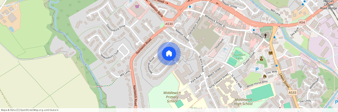 East Road, Middlewich, Cheshire, CW10