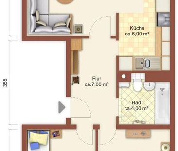 3-Zimmer-Glück im Erdgeschoss in Weißwasser! - Foto 4