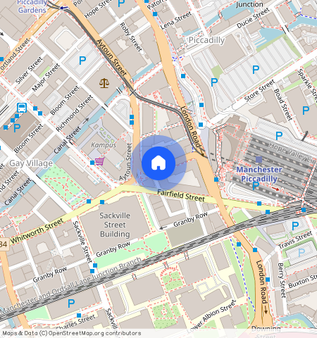 Greater Manchester, M1, Whitworth Street, Manchester