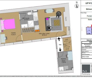 Location Appartement 2 pièces 41m² TOURS 37000 - Photo 5