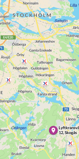 Lyftkransvägen, Skogås - Foto 1