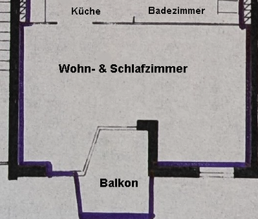 Kernsanierte 1-Zimmer Wohnung im KN-Paradies - Foto 5