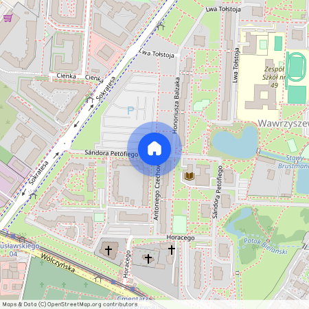 Warszawa, Bielany, Sandora, Petöfiego