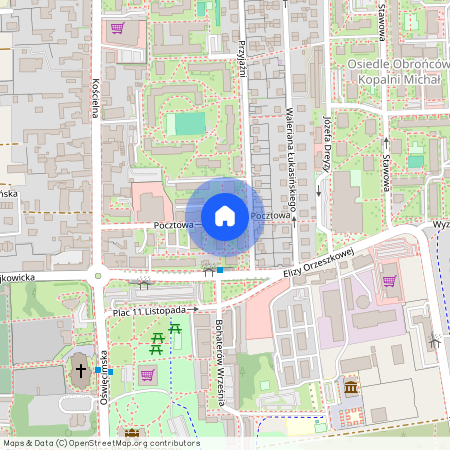 ul. Pocztowa, Michałkowice, Siemianowice Śląskie, śląskie