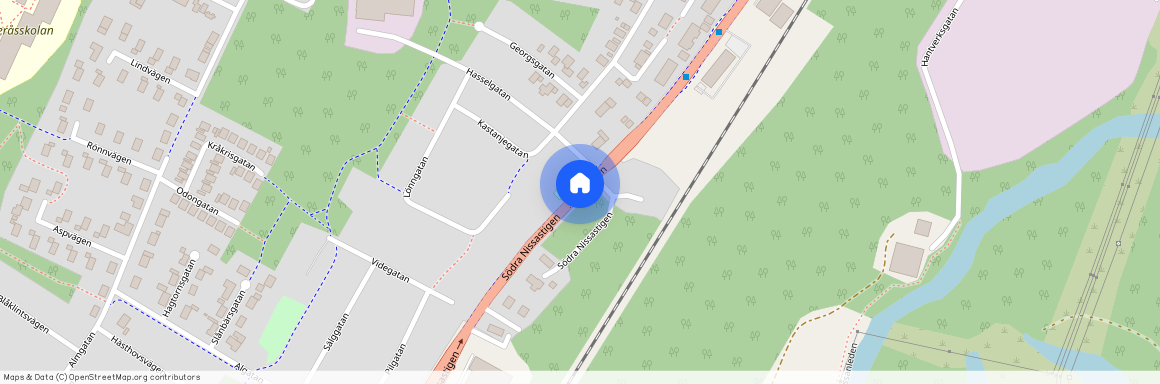 Södra Nissastigen, Smålandsstenar