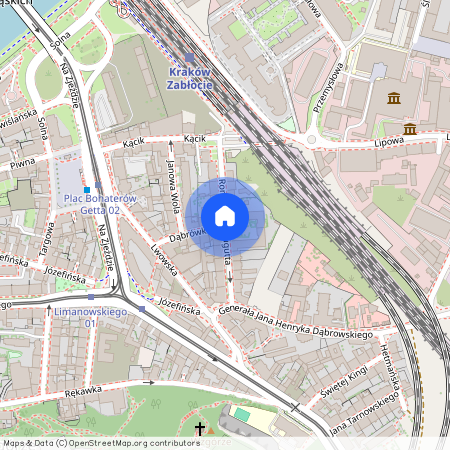 ul. Romualda Traugutta, Stare Podgórze, Podgórze, Kraków, małopolskie
