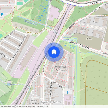 ul. Letnicka, Letnica, Gdańsk, pomorskie