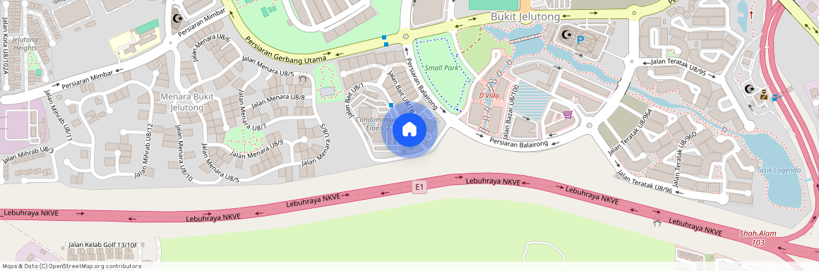 Jalan Bait U8/1, Jelutong Hill, 40150 Shah Alam, Selangor, Malaysia