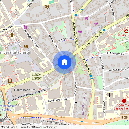 Alexanderstraße 39, 64283 Hessen - Darmstadt