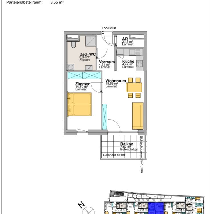 attraktive 2-Zimmer-Wohnung Top B8 - Photo 2