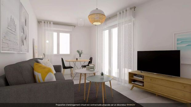 location Appartement T2 DE 42.6m² À TOULOUSE - Photo 1