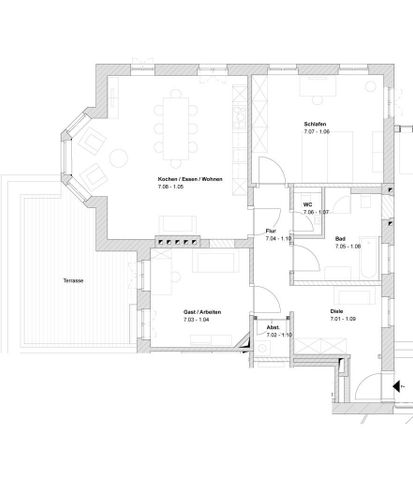 Hochwertig Wohnen im Landgut Heineken: Großzügige 3-Zimmer-Wohnung mit Sonnenterrasse - Photo 4