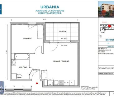 Appartement à louer 2 pièces 41.53m² - Photo 2