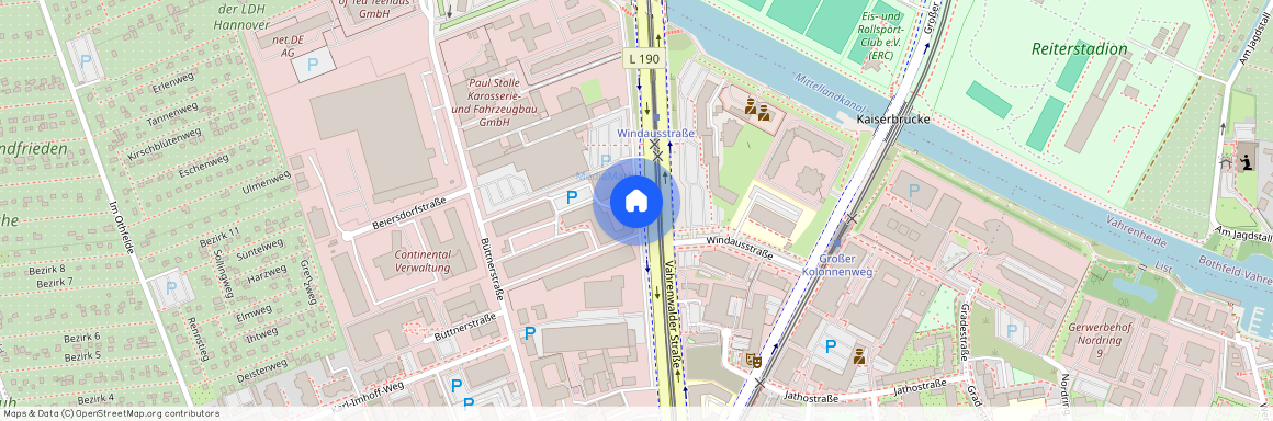 30165 Hannover - Vahrenwald-List