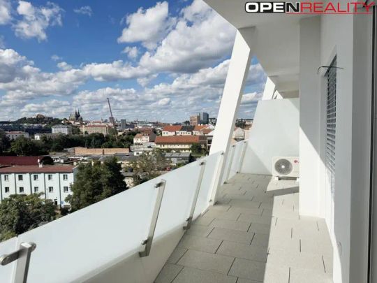 Pronájem luxusního nového bytu 2+kk s velkou terasou a garáží Brno Komárov, projekt MERIDIEM - Photo 1