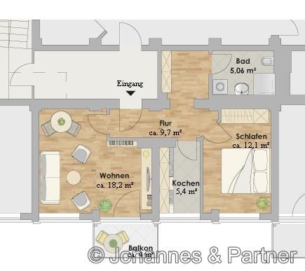 01219 Dresden - Altstadt , Gerhart-Hauptmann-Str. 1 WE 26 - Photo 3