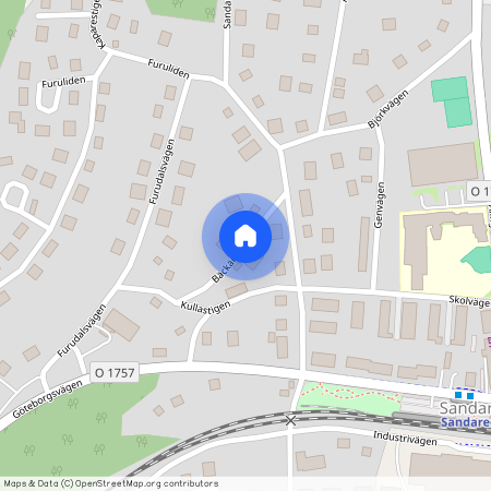 Bäckängsvägen, Sandared