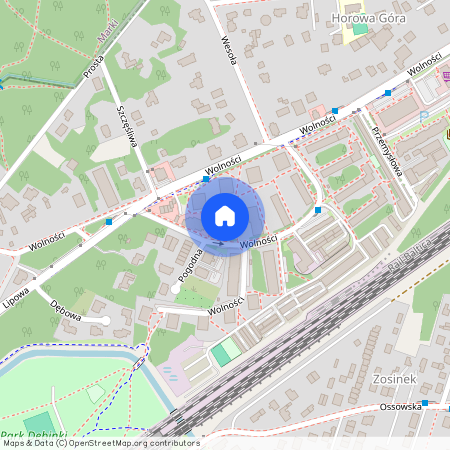 ul. Wolności, Zielonka, wołomiński, mazowieckie