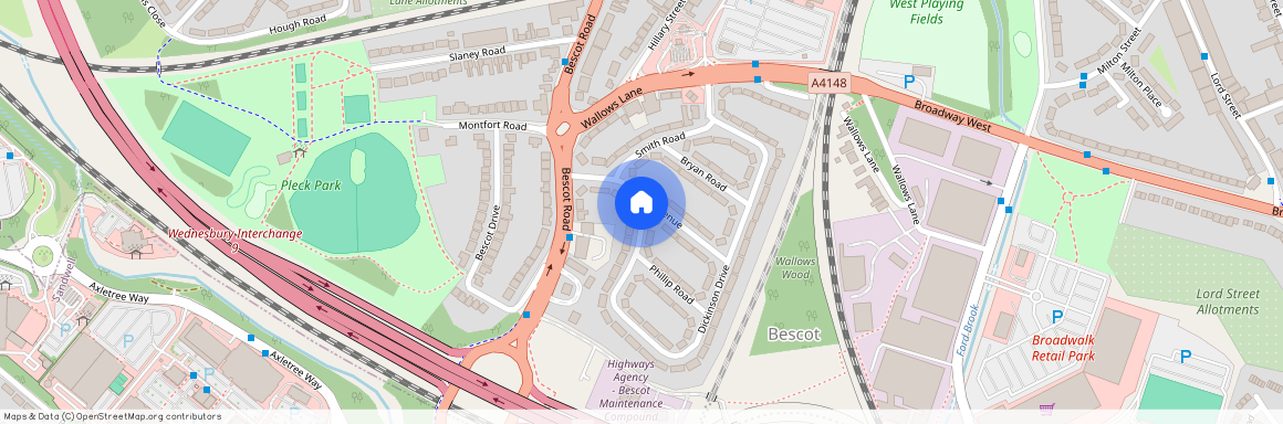 Dickenson Drive, Pleck, Walsall, WS2