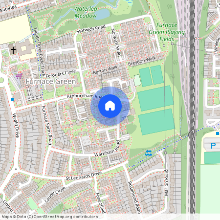 Hawkhurst Walk, Furnace Green, Crawley, West Sussex, RH10