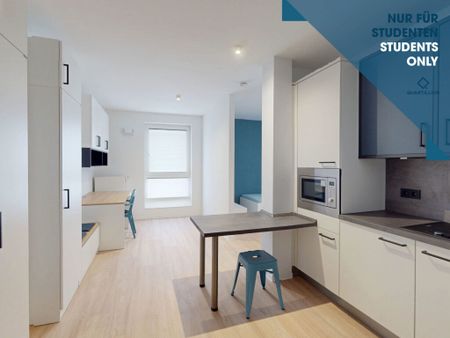 Stylisches Apartment für Studierende – wohnen im Quartillion Wiesbaden - Photo 4