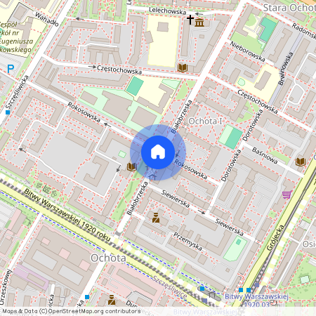 ul. Białobrzeska, Stara Ochota, Ochota, Warszawa, mazowieckie