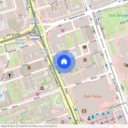 Sienna 85, Śródmieście Północne, Śródmieście, Warszawa, mazowieckie