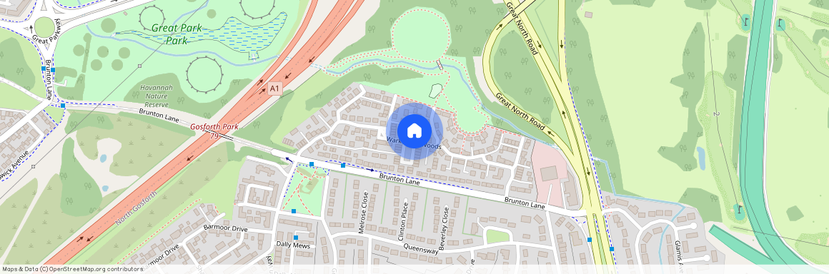 Warkworth Woods, Great Park, Gosforth, Newcastle upon Tyne