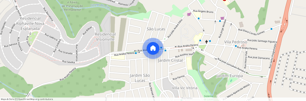 Rua Anália Pereira, Vila Pedroso, Votorantim, SP, 18117670