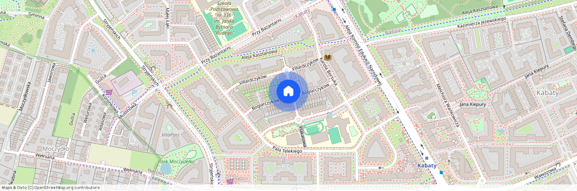 ul. Boglarczyków, Kabaty, Ursynów, Warszawa, mazowieckie