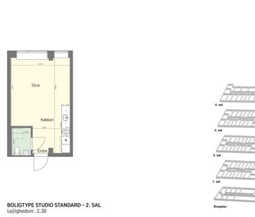 UNIKKE & RÅ STUDIOS PÅ AMAGERBRO MED FITNESS, TAGTERRASSE OG MEGET ... - Foto 4