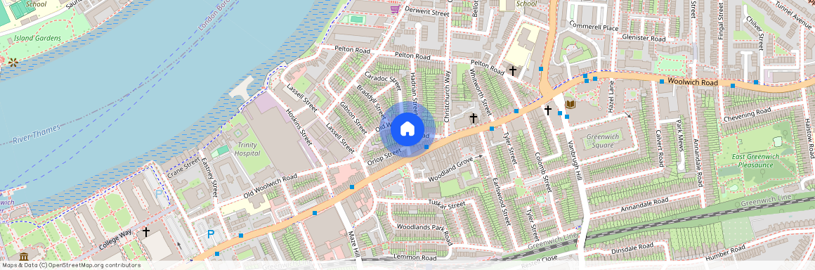 158 Old Woolwich Road, London