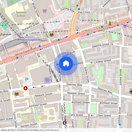 The Silk District, WhiteChapel Station, LONDON, E1