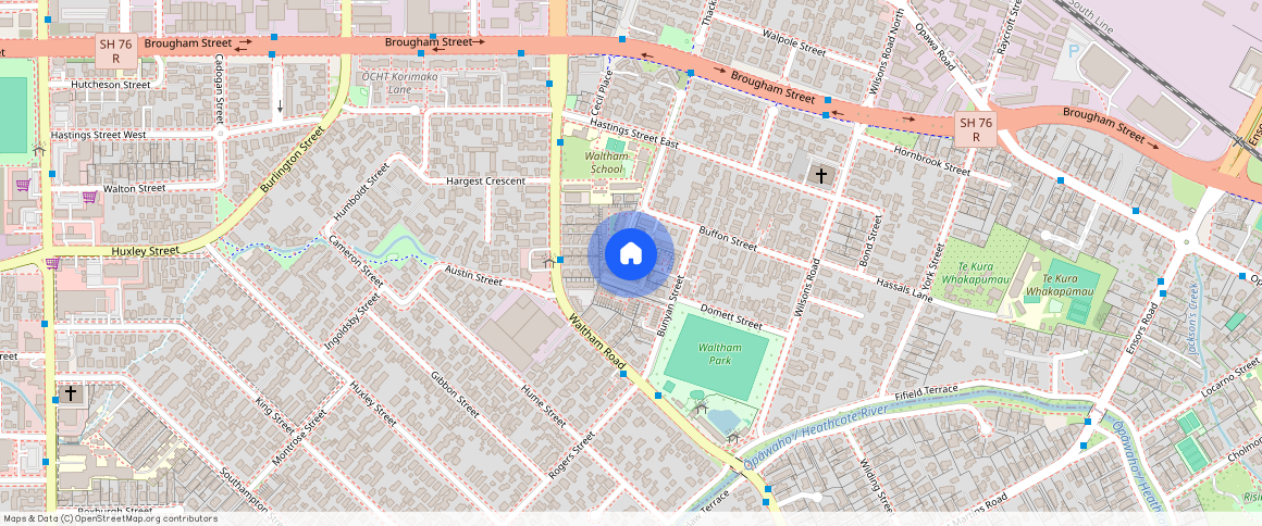 ** Bunyan Street, Waltham, Christchurch