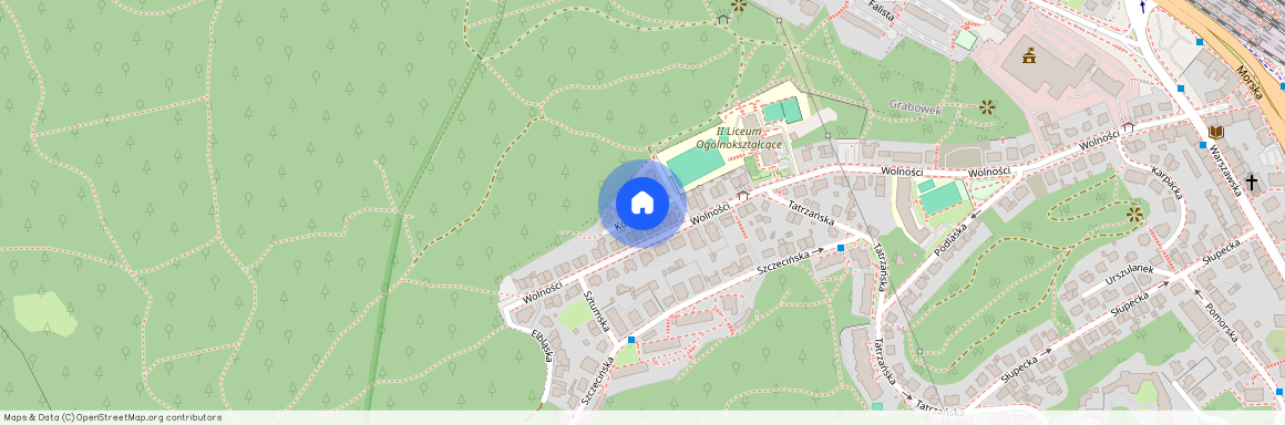 ul. Kołobrzeska, Działki Leśne, Gdynia, pomorskie