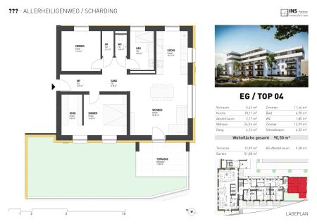 Top 4: moderne Traumwohnung mit Garten & Terrasse in Schärding - Wohnen auf höchstem Niveau! - Foto 2