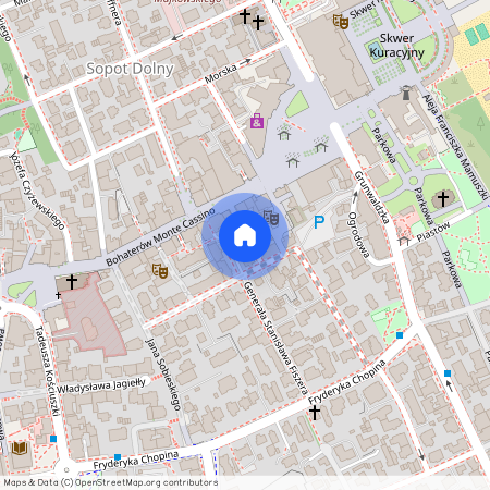 ul. gen. Józefa Bema, Centrum, Dolny Sopot, Sopot, pomorskie