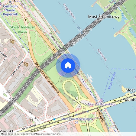 ul. Wybrzeże Kościuszkowskie, Solec, Śródmieście, Warszawa, mazowieckie