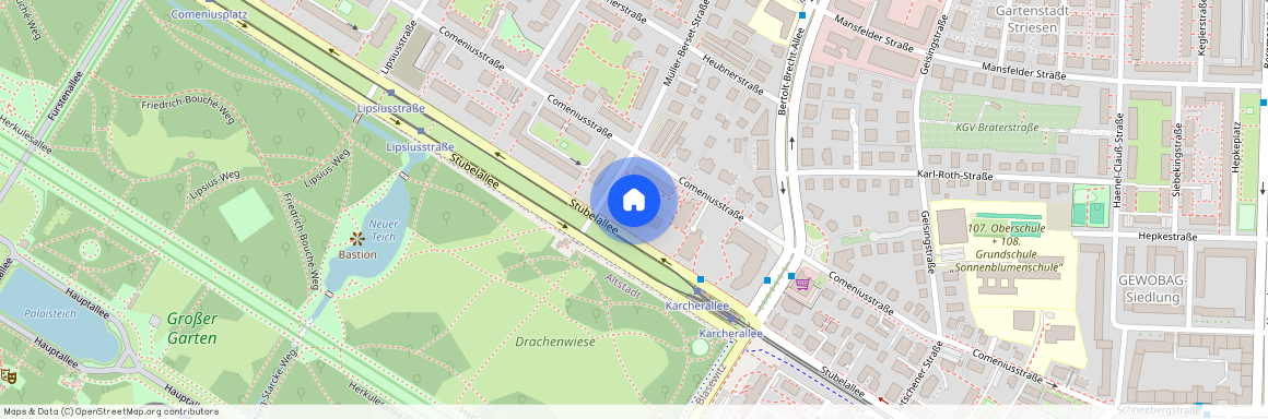 Müller-Berset-Str. 6, 01309 Dresden OT Striesen-Süd mit Johannstadt-Südost