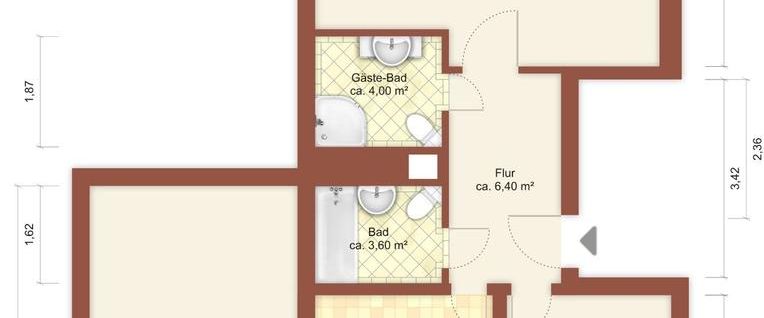 Zwei Bäder! 3-R.-WE m. Balkon in Weißwasser! - Photo 1