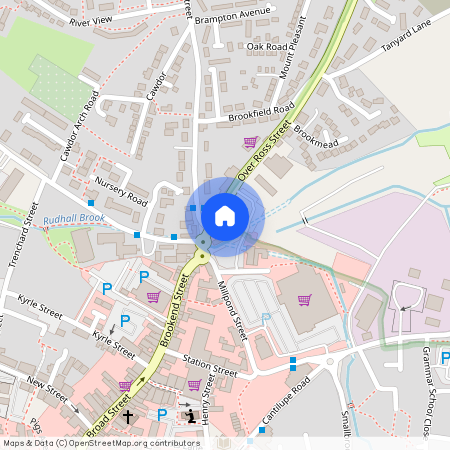 Over Ross Street, Ross-On-Wye