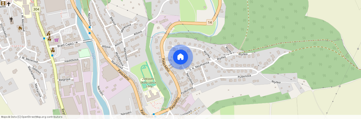 Nerudova, Úpice, okres Trutnov