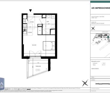 Appartement à louer 1 pièce 30.5m² - Photo 2