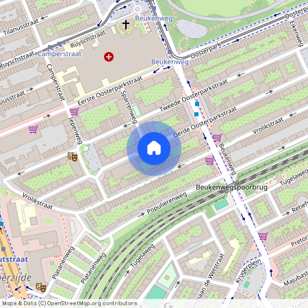 Derde Oosterparkstraat 82-D, Oosterparkbuurt-Zuidwest, 1091KB, Amsterdam