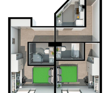 2 bedroom flat to rent - Photo 4